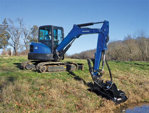 blue diamond mini excavator mower|mini excavator brush cutter.